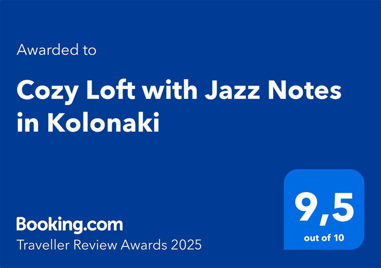 Cozy Loft With Jazz Notes In Kolonaki Lägenhet Aten Exteriör bild